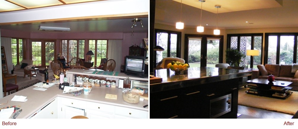 Before and After Photo - IDEATE Interior Design